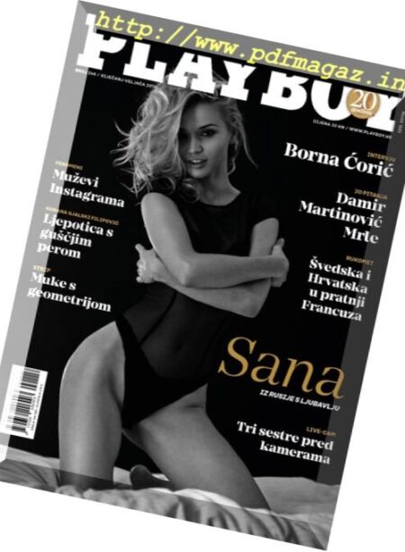 Playboy Croatia – Sijecanj-Veljaca 2018 Cover