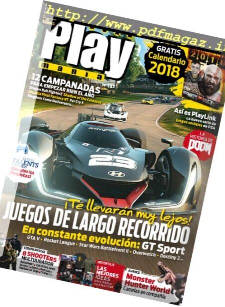 Playmania – diciembre 2017 Cover