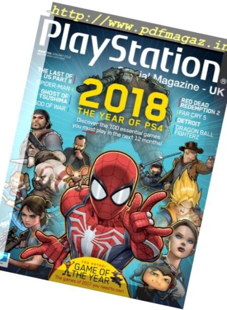 PlayStation Official Magazine UK – February 2018 Cover
