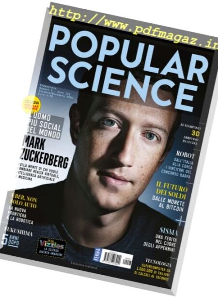 Popular Science Italia – Ottobre-Novembre 2016 Cover