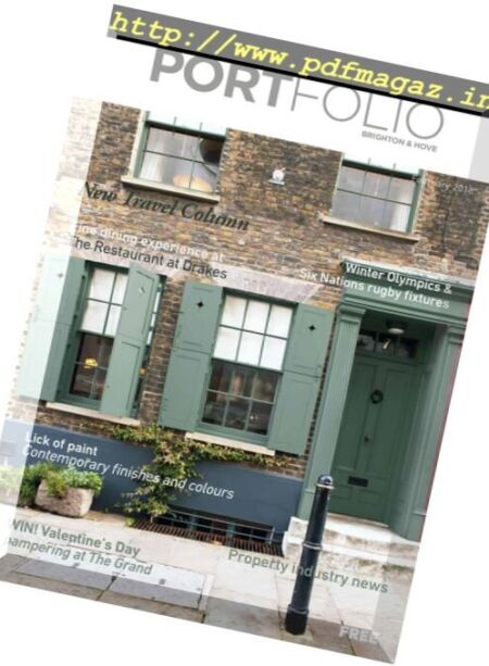 Portfolio Brighton & Hove – February 2018 Cover