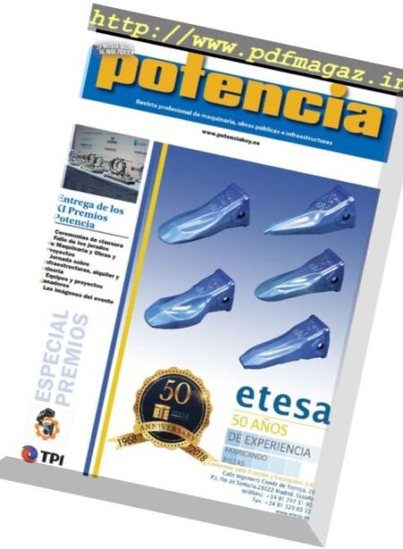 Potencia – diciembre 2017 Cover