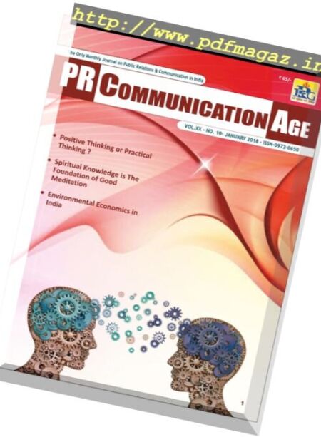 PR Communication Age – January 2018 Cover
