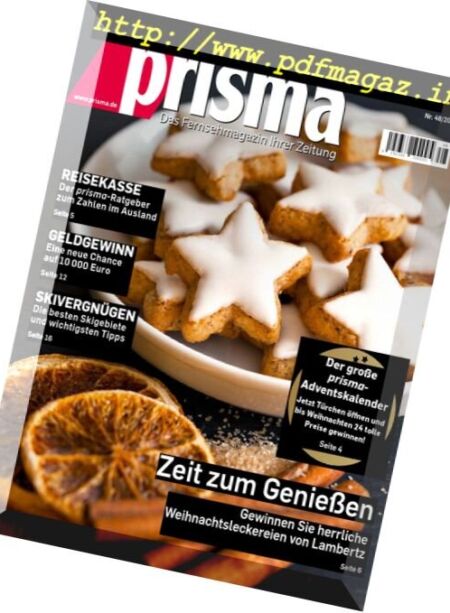 Prisma – 2 Dezember 2017 Cover