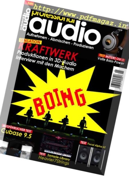 Professional Audio – Januar 2018 Cover