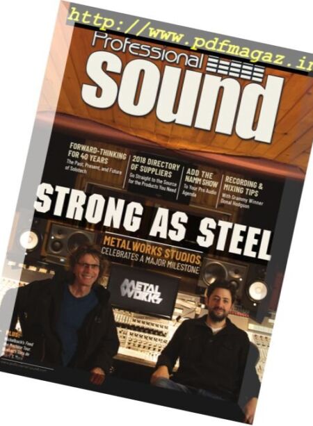 Professional Sound – December 2017 Cover