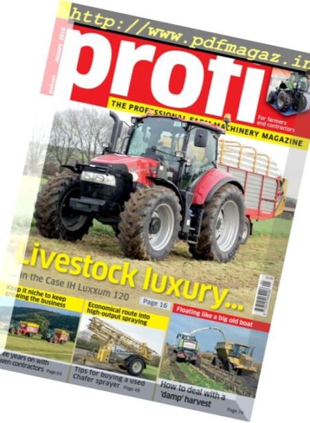 Profi International – January 2018 Cover