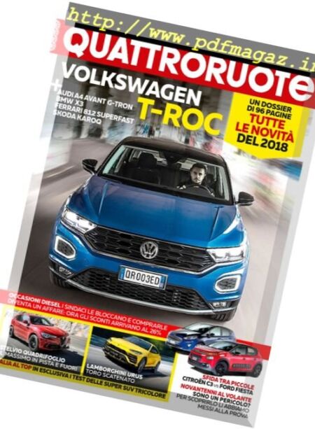 Quattroruote Italia – gennaio 2018 Cover