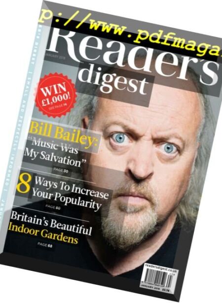 Reader’s Digest UK – January 2018 Cover
