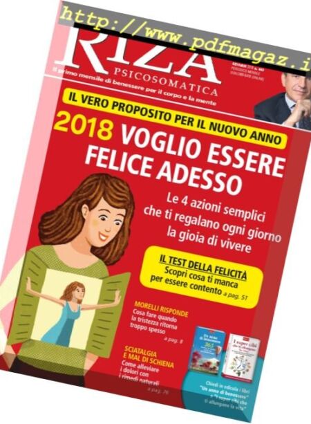 Riza Psicosomatica – Gennaio 2018 Cover
