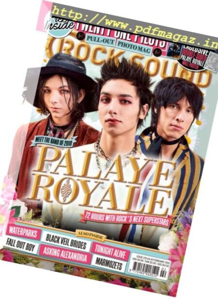 Rock Sound Magazine – February 2018 Cover