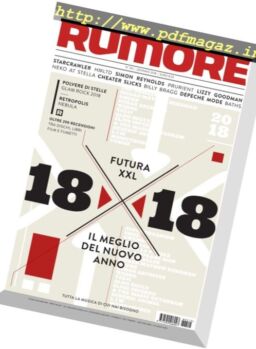 Rumore – Gennaio 2018