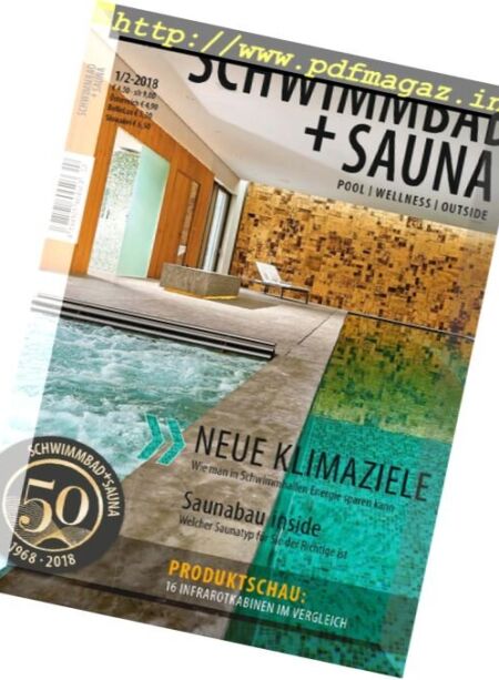 Schwimmbad + Sauna – Januar-Februar 2018 Cover