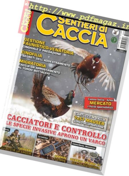 Sentieri Di Caccia – Gennaio 2018 Cover