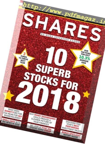 Shares Magazine – 21 December 2017 Cover