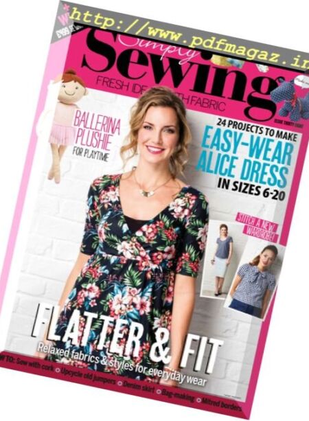 Simply Sewing – March 2018 Cover