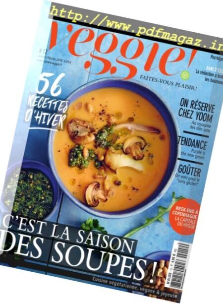 Slowly Veggie France – Janvier-Fevrier 2018 Cover