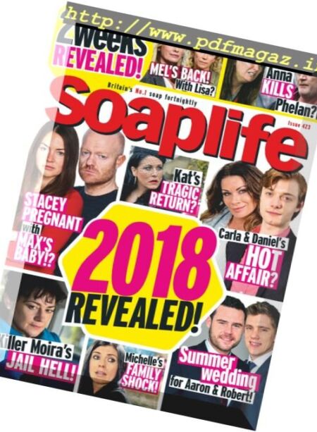 Soaplife – 23 December 2017 Cover