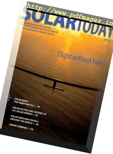 Solar Today – Spring 2017 Cover