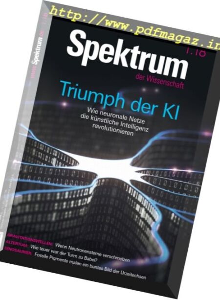Spektrum der Wissenschaft – Januar 2018 Cover