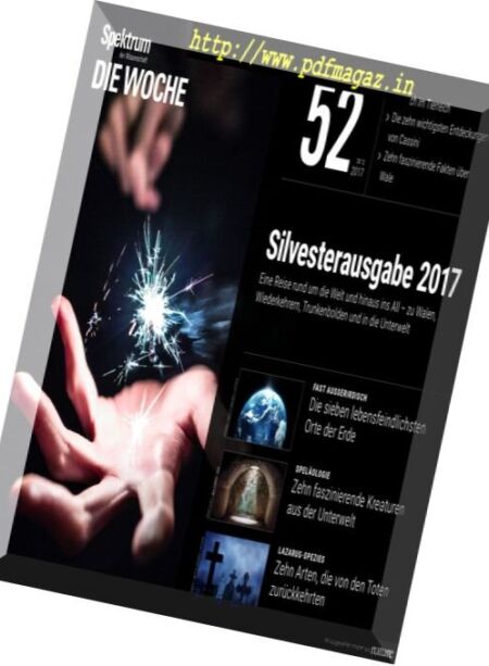 Spektrum Die Woche – 28 Dezember 2017 Cover