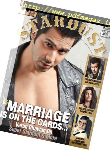 Stardust India – January 2018 Cover