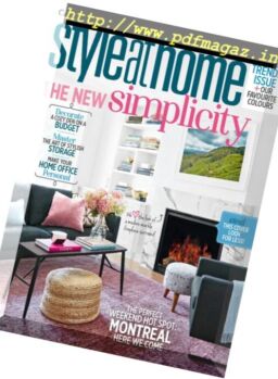 Style at Home Canada – January 2018