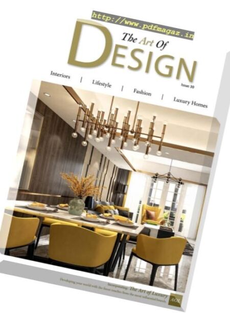 The Art of Design – Issue 30, 2018 Cover