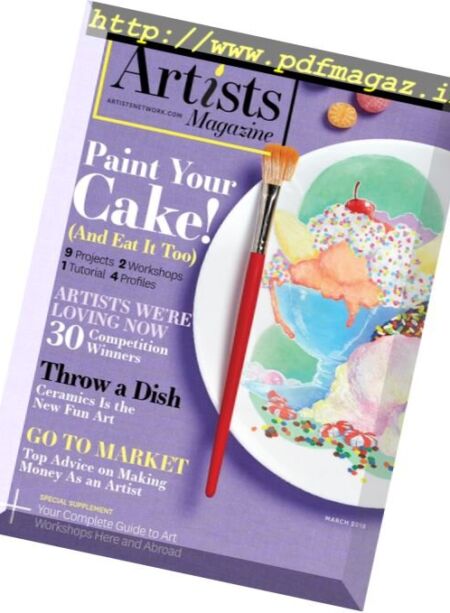 The Artist’s Magazine – March 2018 Cover