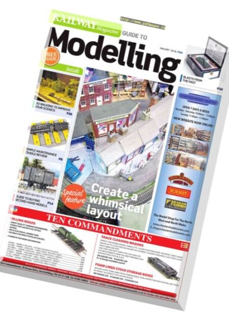 The Railway Magazine Guide to Modelling – January 2018 Cover