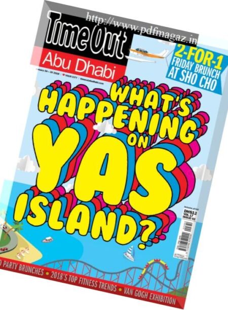 TimeOut Abu Dhabi – 24 January 2018 Cover