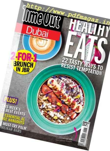 TimeOut Dubai – 10 January 2018 Cover