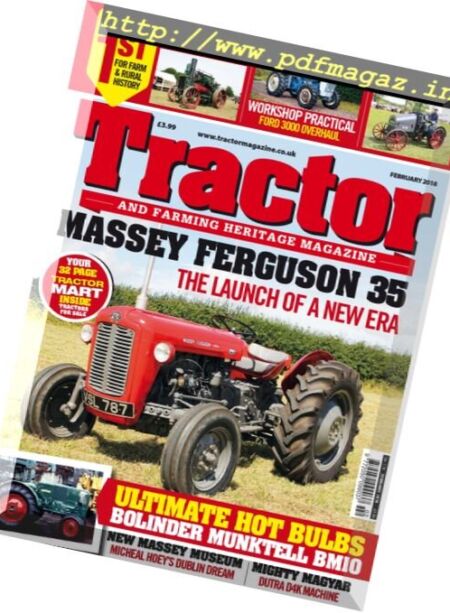 Tractor & Farming Heritage Magazine – February 2018 Cover