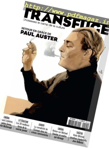 Transfuge – janvier 2018 Cover