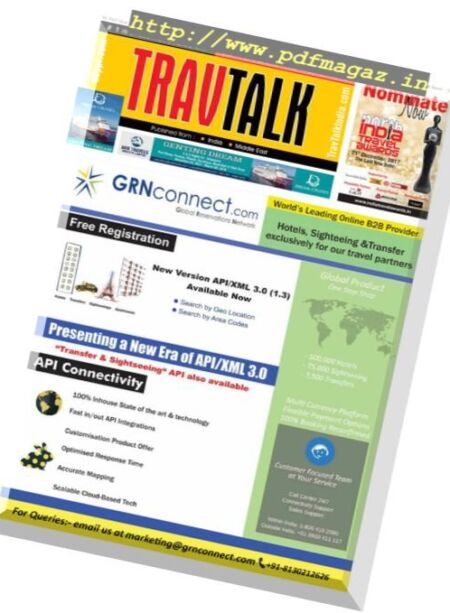 Trav Talk – 27 November 2017 Cover