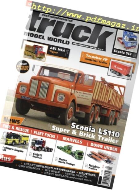 Truck Model World – January-February 2018 Cover