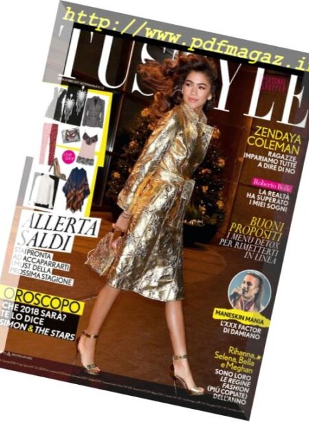 Tu Style – 29 Dicembre 2017 Cover