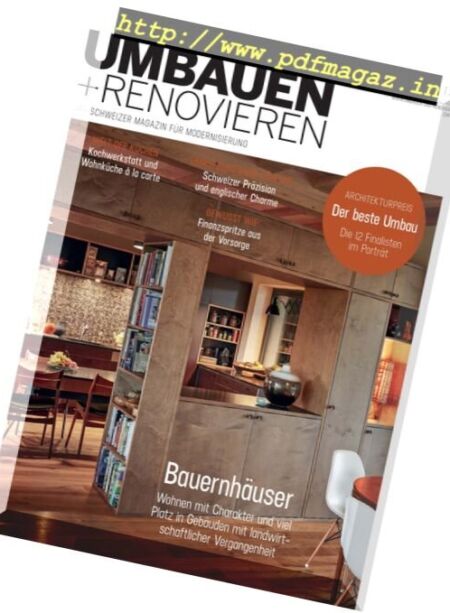 Umbauen und Renovieren – Januar-Februar 2018 Cover