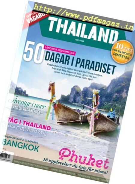 Vagabond Sverige – 1 december 2017 Cover