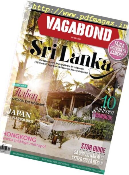 Vagabond Sverige – 21 november 2017 Cover