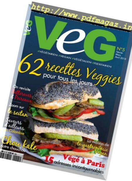 Veg France – Fevrier-Mars 2018 Cover