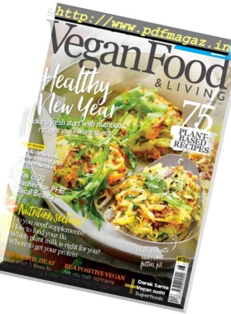 Vegan Food & Living – January 2018 Cover
