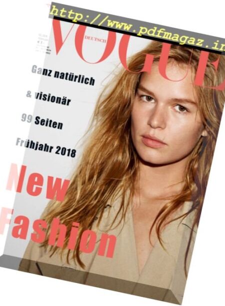 Vogue Germany – Februar 2018 Cover
