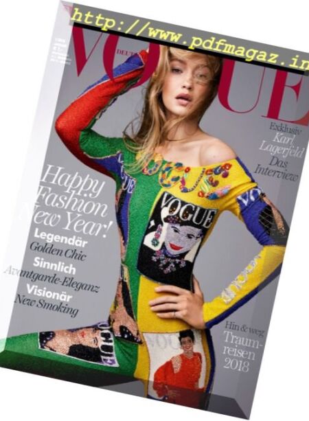 Vogue Germany – Januar 2018 Cover