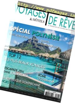 Voyages & Hotels de reve – decembre 2017