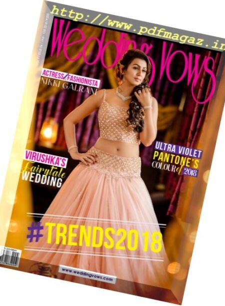 Wedding Vows – January-February 2018 Cover