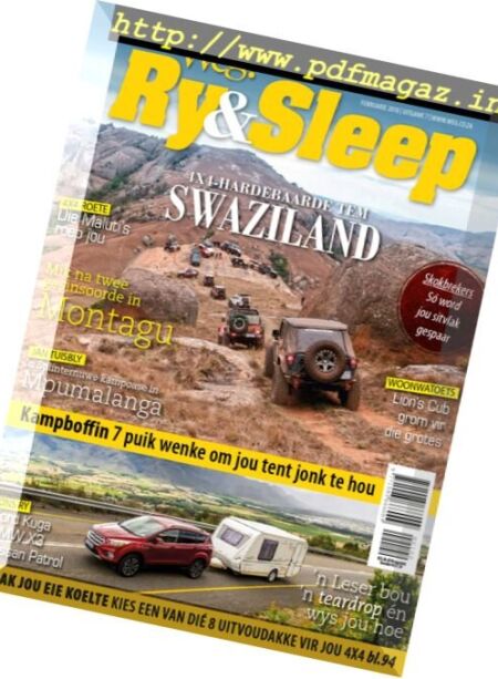 Weg! Ry & Sleep – Februarie 2018 Cover