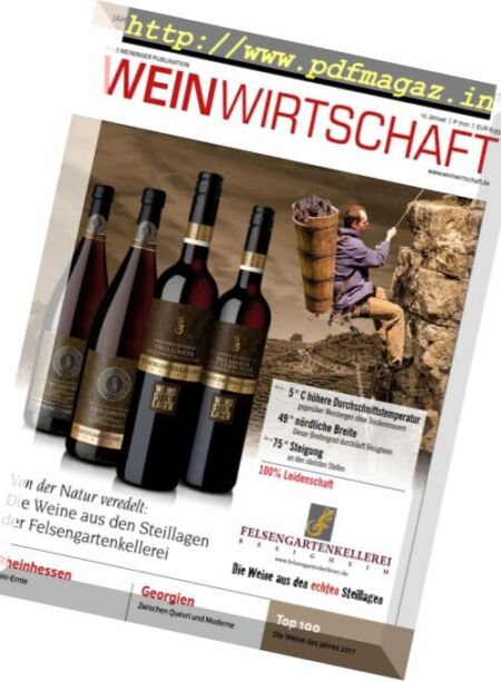 Weinwirtschaft – Nr.1 2018 Cover