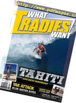 What Tradies Want – December-January 2017
