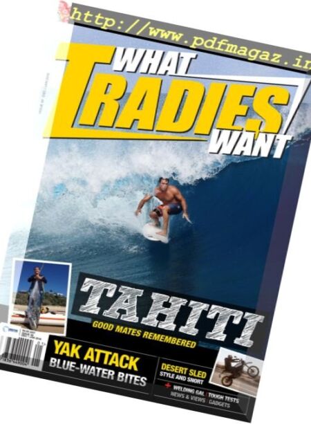 What Tradies Want – December-January 2017 Cover